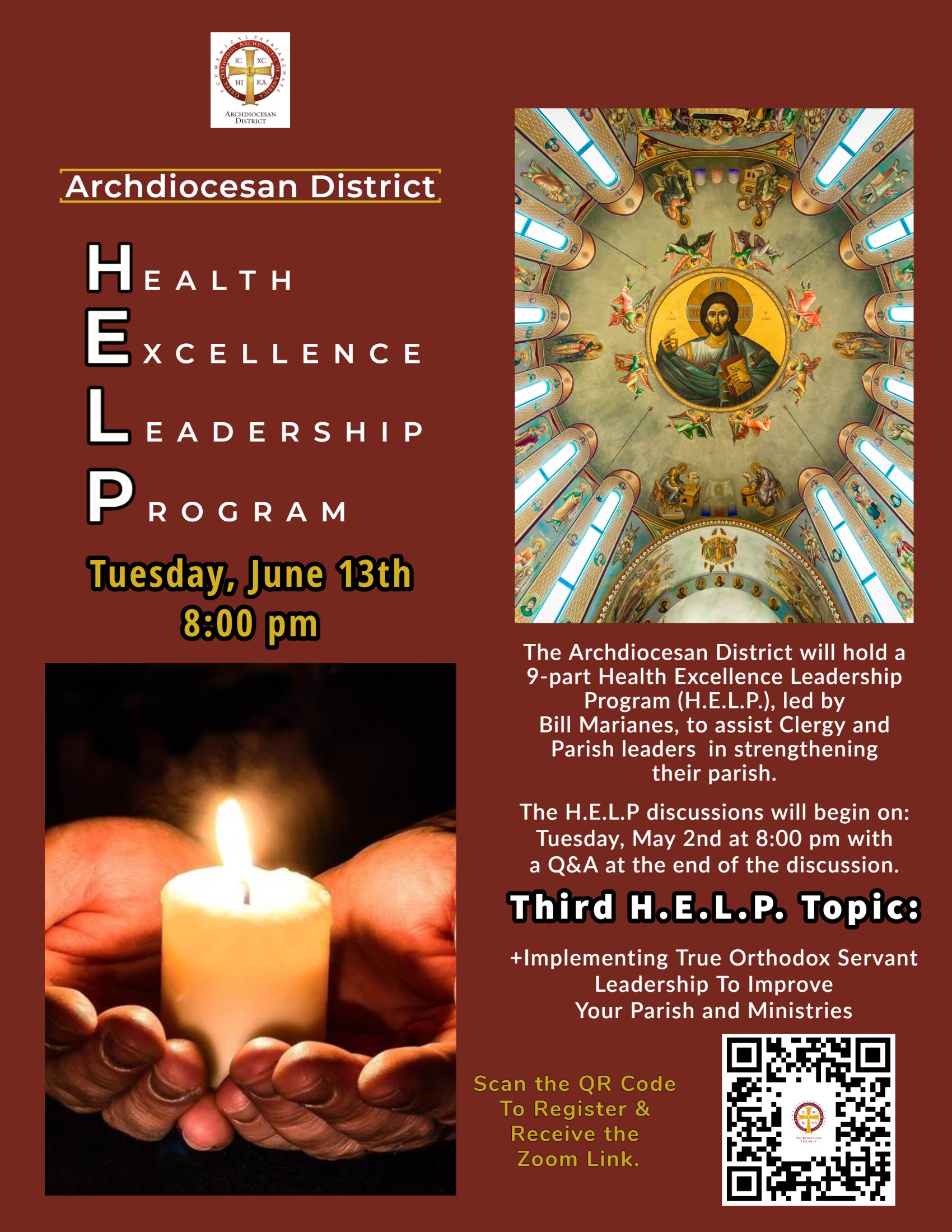 Health Excellence Leadership Program June 13- 8:00 pm