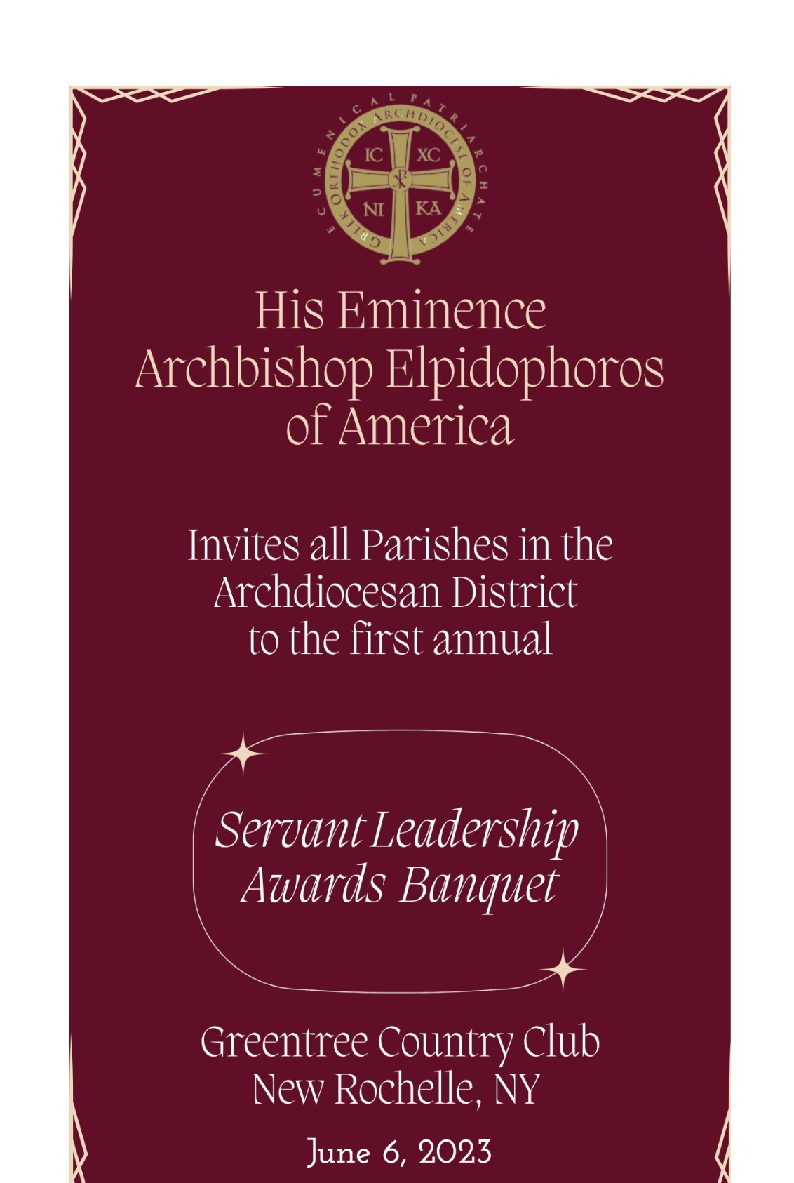 1st Annual Servant Leadership Awards Banquet